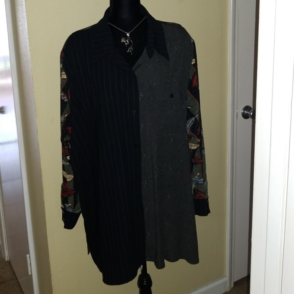 KOOS of Course! Feather Print Blouse